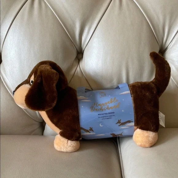 Brown and Tan Dachshund Plush Toy - Picture 1 of 9